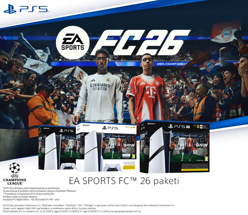 PlayStation 5 konzola + FC 26